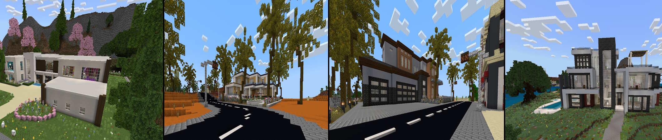 Modern Mansions Panorama