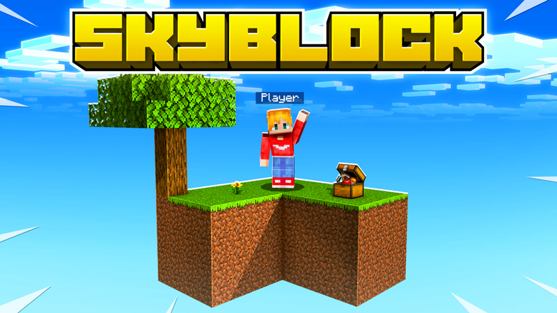 SkyBlock Key Art