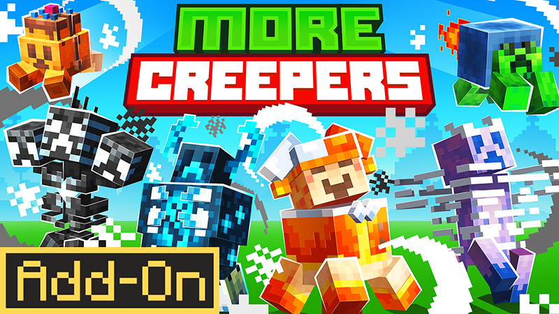 More Creepers Add-On on the Minecraft Marketplace by Heropixel Games