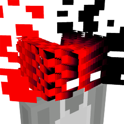 Red Glitch Head Key Art
