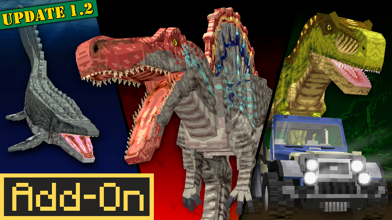 Paleocraft: Dinosaur Breakout Key Art