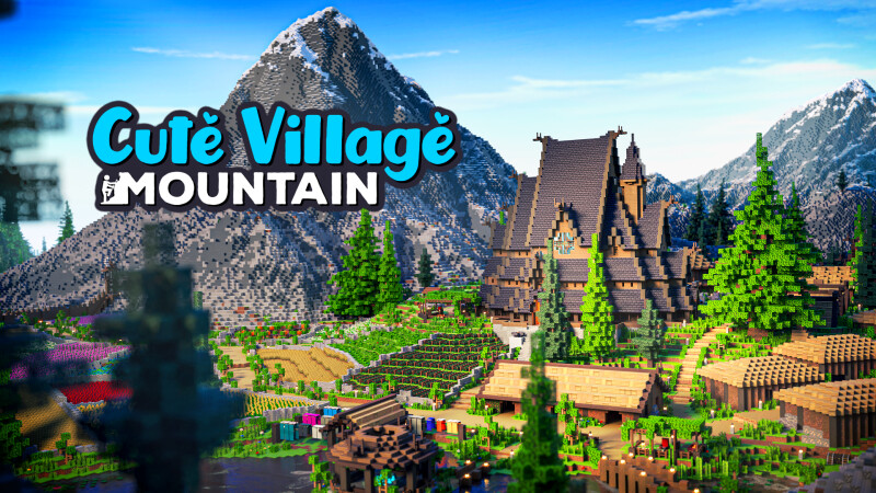 Cute Village Mountain By CrackedCubes Minecraft Marketplace Map 