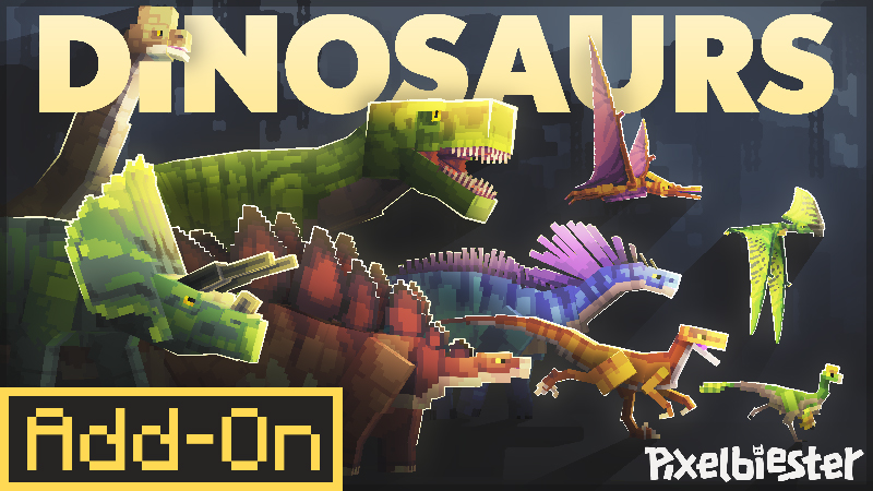 Dinosaurs Add-On Minecraft
