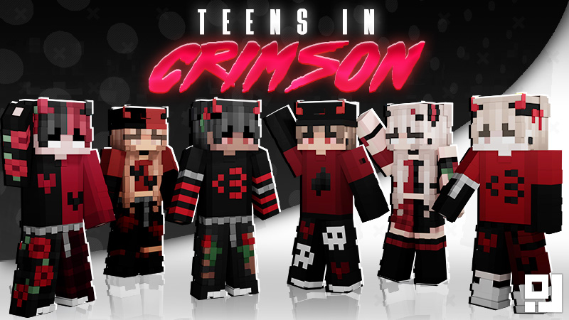 Teens in Crimson Key Art