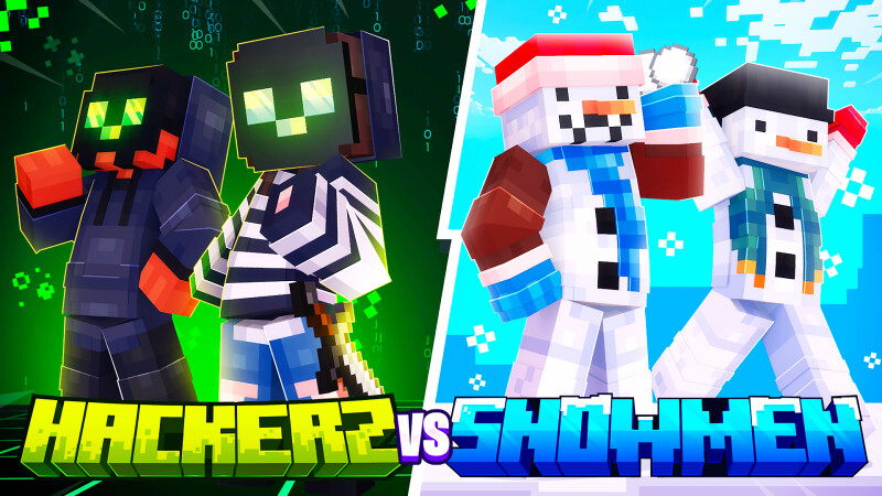 Hackerz vs Snowmen Key Art