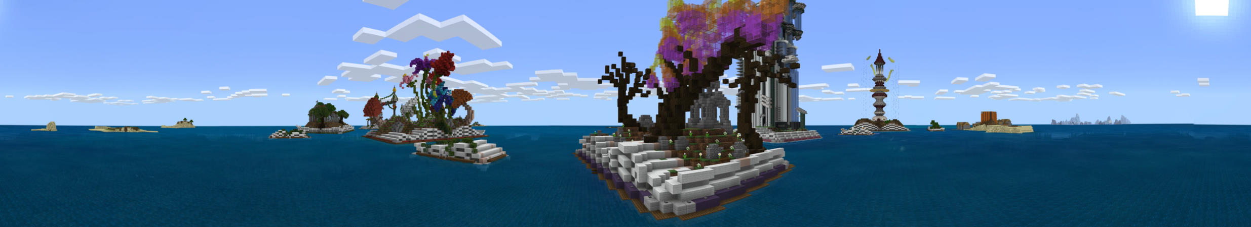Papercraft Survival panorama