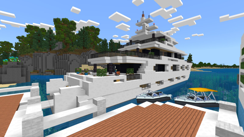 Oceanic Modern Mansion Oceanic Modern Mansion by CrackedCubes
