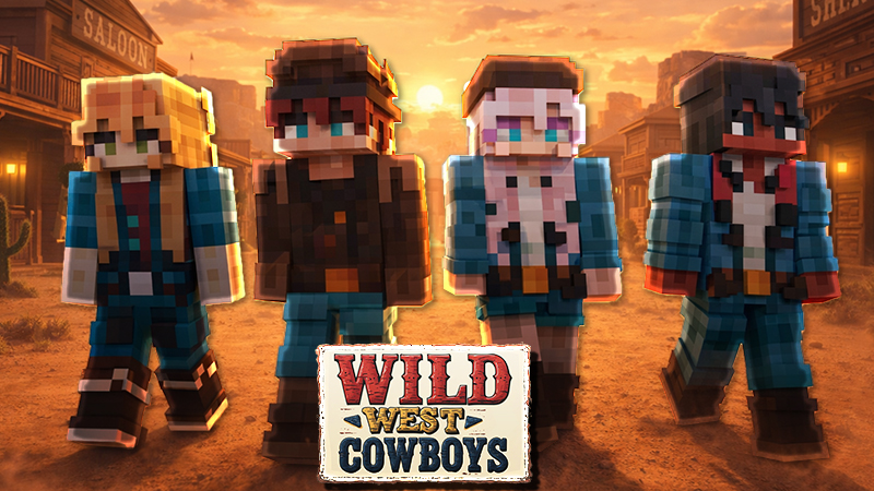 Wild West Cowboys on the Minecraft Marketplace by PixelOneUp