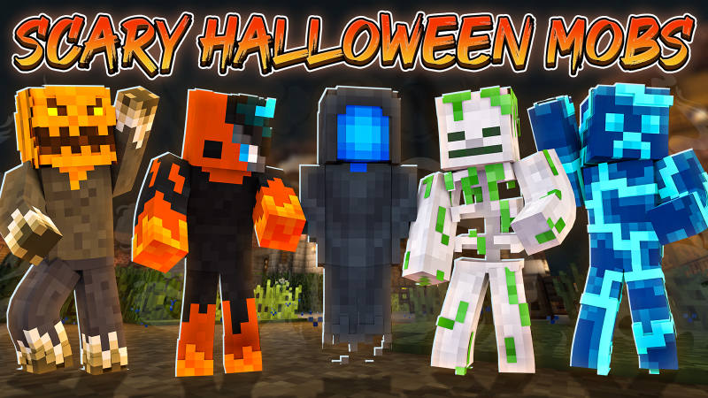 Scary Halloween Mobs Key Art