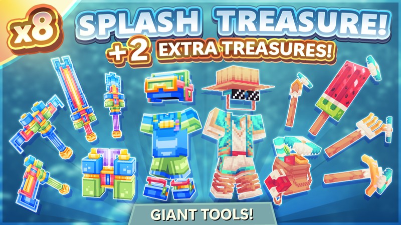 [OP SMP] 8x Splash Treasure [+2 FREE]