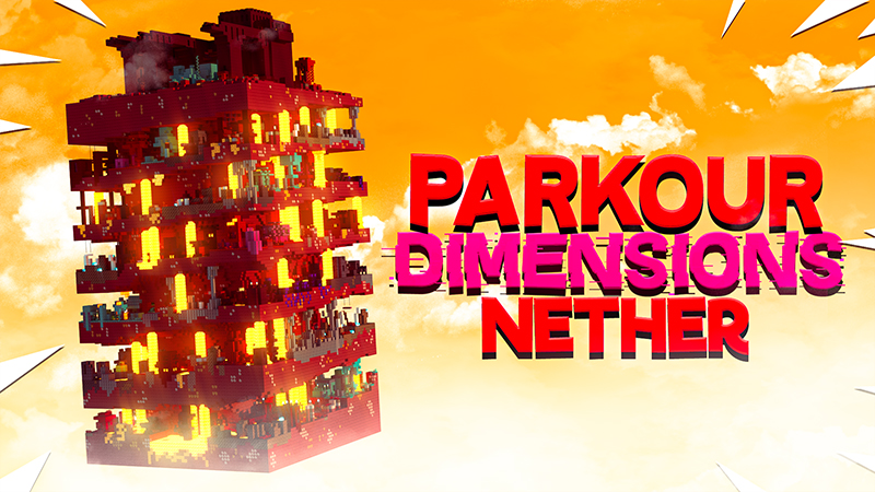 Parkour Dimensions Nether Key Art