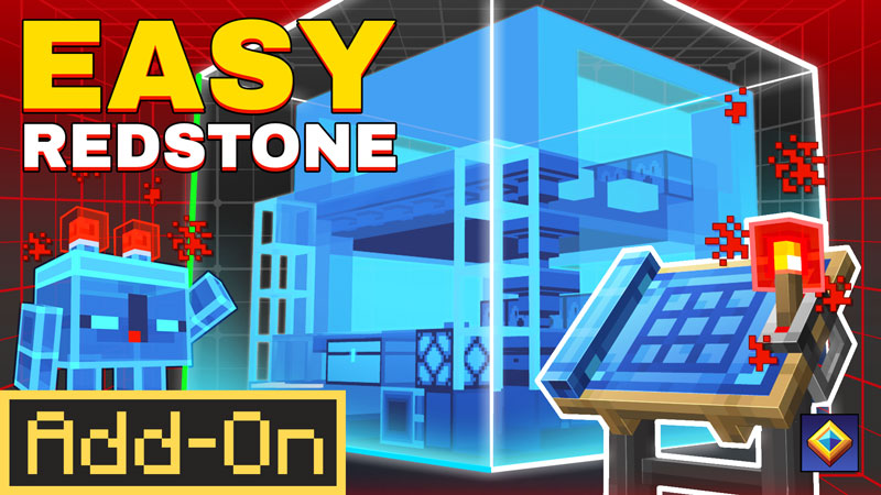 Easy Redstone Add-On Key Art