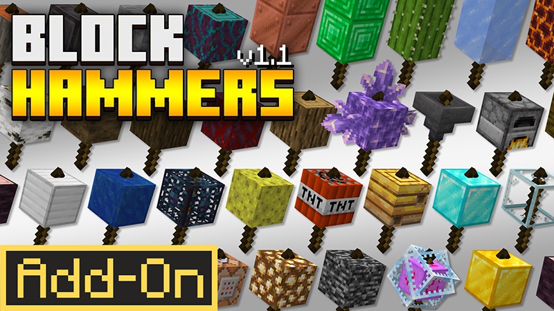 Block Hammers Add-On 1.1 Key Art