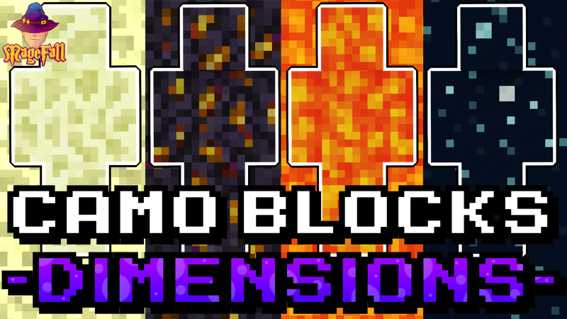 Camo Blocks: Dimensions Key Art