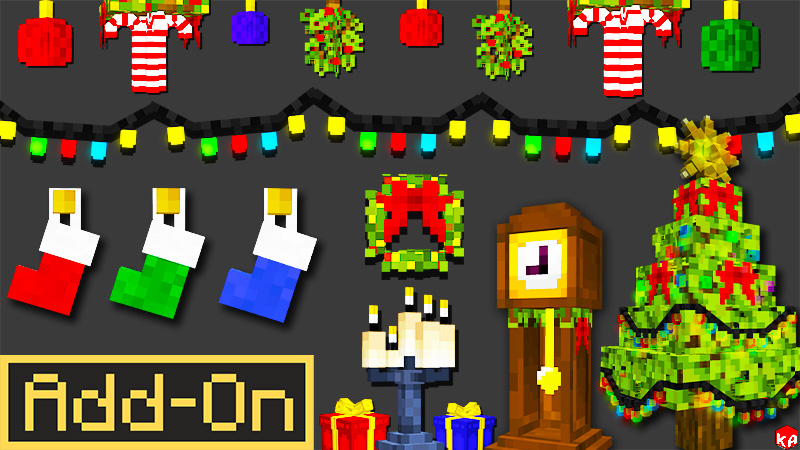 Christmas Decorations Add-On on the Minecraft Marketplace by KA Studios