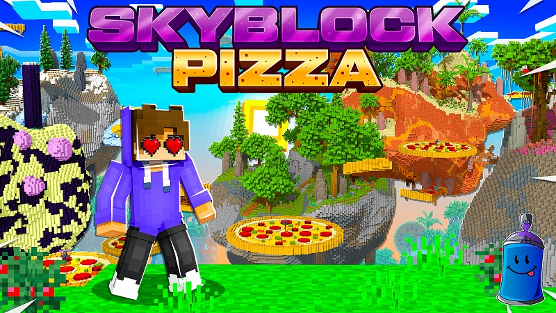 Pizza Skyblock Key Art