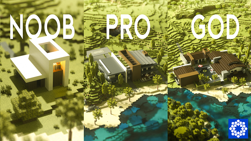 Fancy Houses: Noob x Pro x God