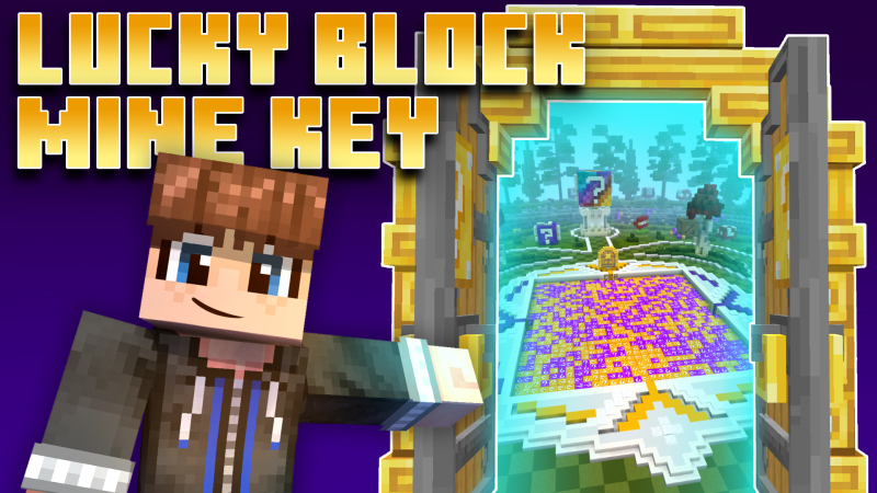 Lucky Block Mine Key Key Art