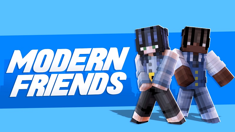 Modern Friends By Vertexcubed Minecraft Skin Pack Minecraft Bedrock 