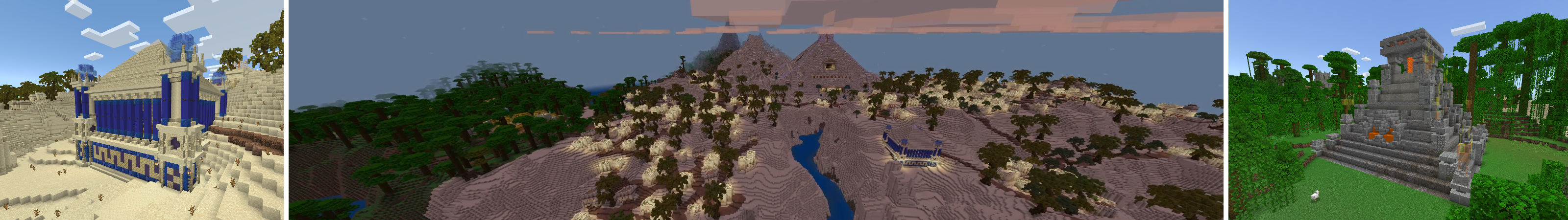 Mega Pyramid Village Panorama