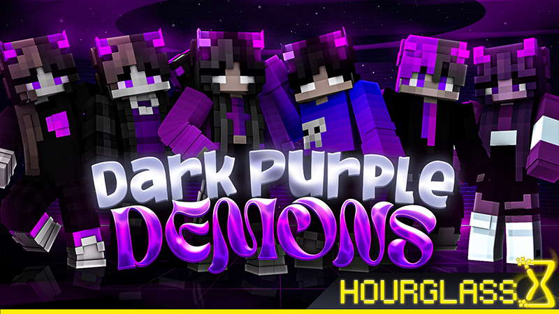 Dark Purple Demons by Hourglass Studios (Minecraft Skin Pack ...