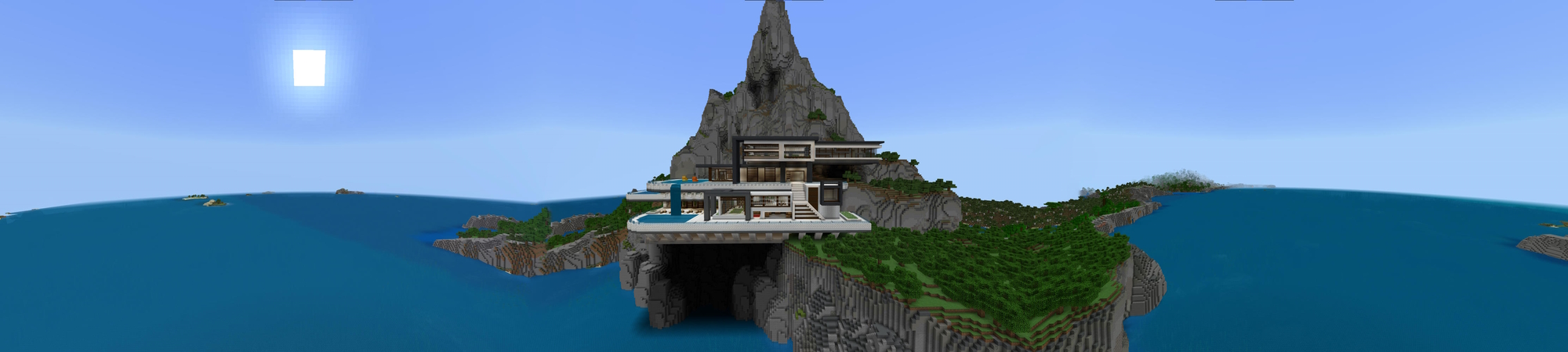 Cliffside Millionaire Estate Panorama