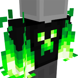 Green Fire Creeper Hoodie