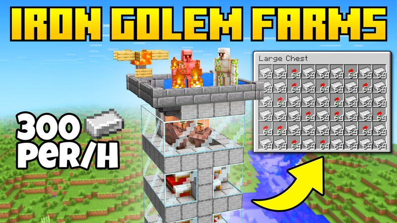 Iron Golem Farm Key Art