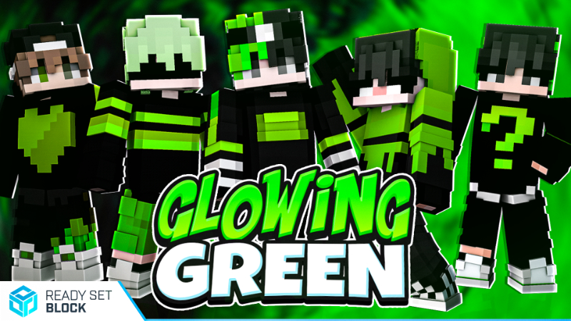 Glowing Green on the Minecraft Marketplace by Ready, Set, Block!