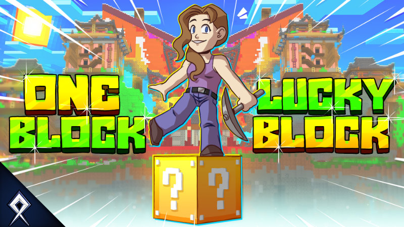 One Block Lucky Block Key Art