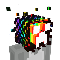 RGB Glow Creeper Head Key Art