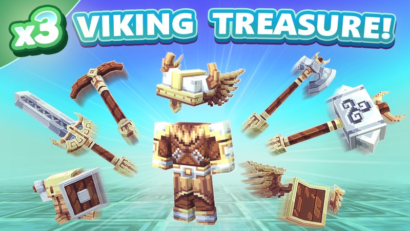 3x Viking Treasure
