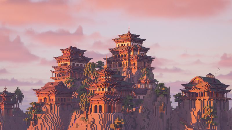 Japanese Mountain Village Key Art