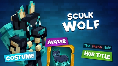 Sculk Wolf Costume