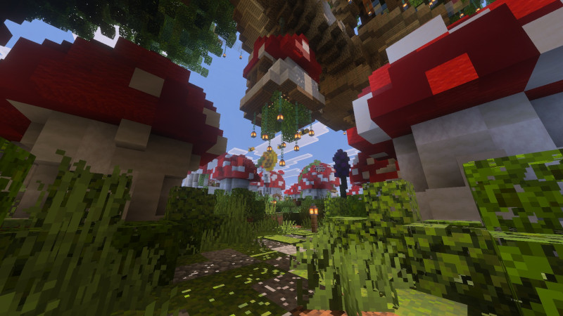 Mushroom Village by Block Perfect Studios