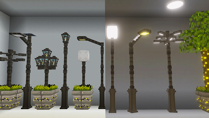 Lights and Lamps Vibrant & Redstone Update Add-On by KA Studios