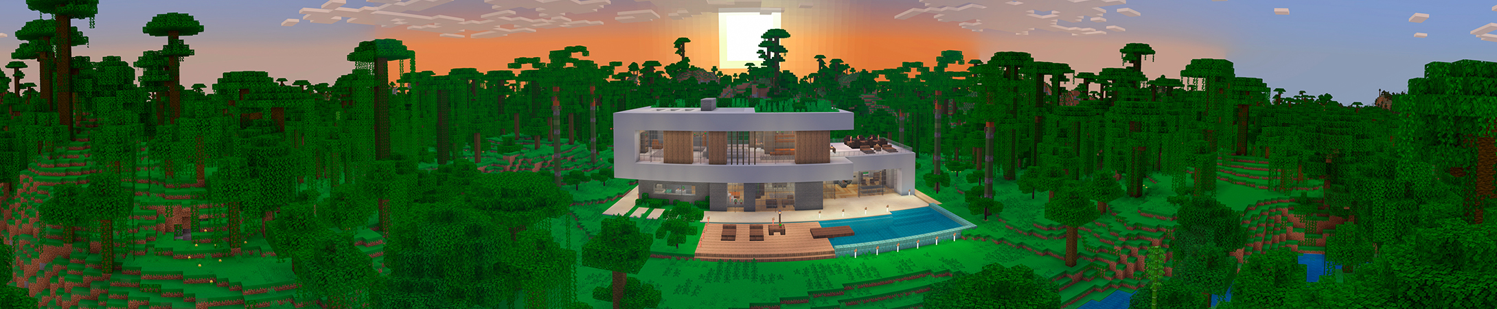 Modern  House - Jungle Panorama