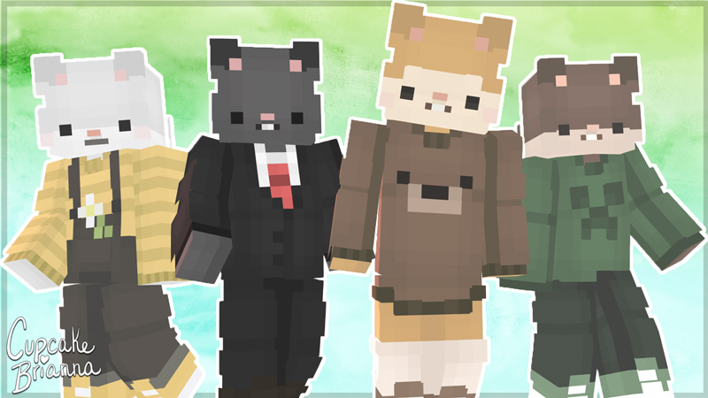 Hamsters Skin Pack on the Minecraft Marketplace by CupcakeBrianna