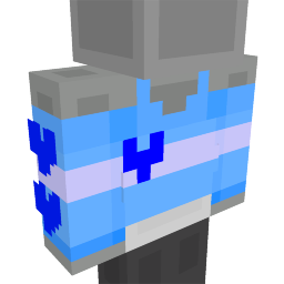 Blue Heart Blouse on the Minecraft Marketplace by 4KS Studios