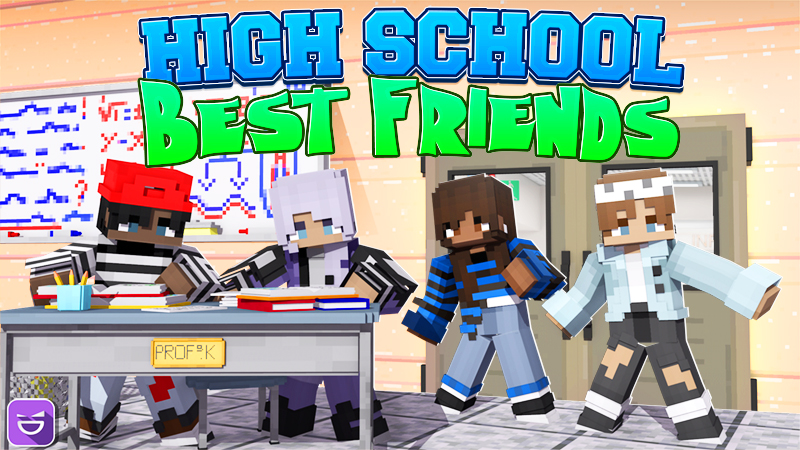 High School Best Friends Key Art