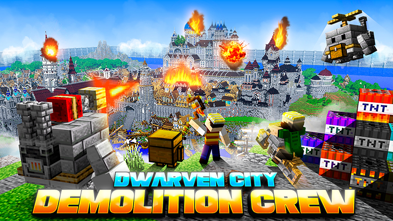 Dwarven City Demolition Crew on the Minecraft Marketplace by Netherpixel