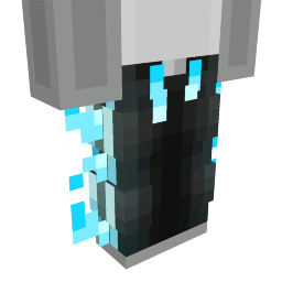 Soul Blue Cool Glow Fire Pants on the Minecraft Marketplace by HorizonBlocks
