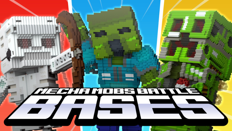 Mecha Mobs Battle Bases on the Minecraft Marketplace by Virtual Pinata