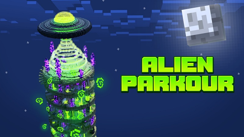 Alien Parkour on the Minecraft Marketplace by Rainbow Theory