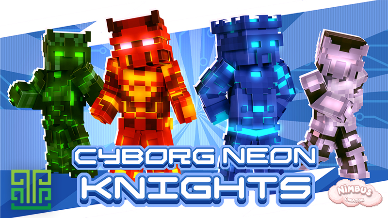 Cyborg Neon Knights by Piki Studios (Minecraft Skin Pack) - Minecraft ...