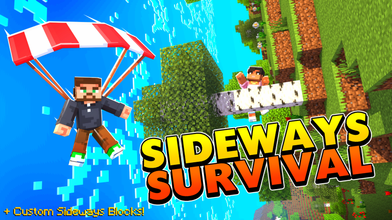 SURVIVAL BUT IT IS SIDEWAYS Key Art