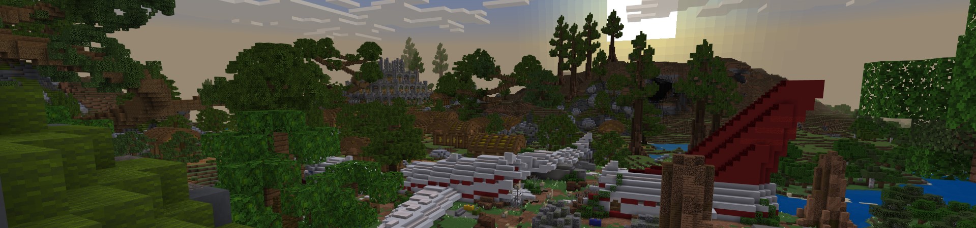 Plane Crash Panorama
