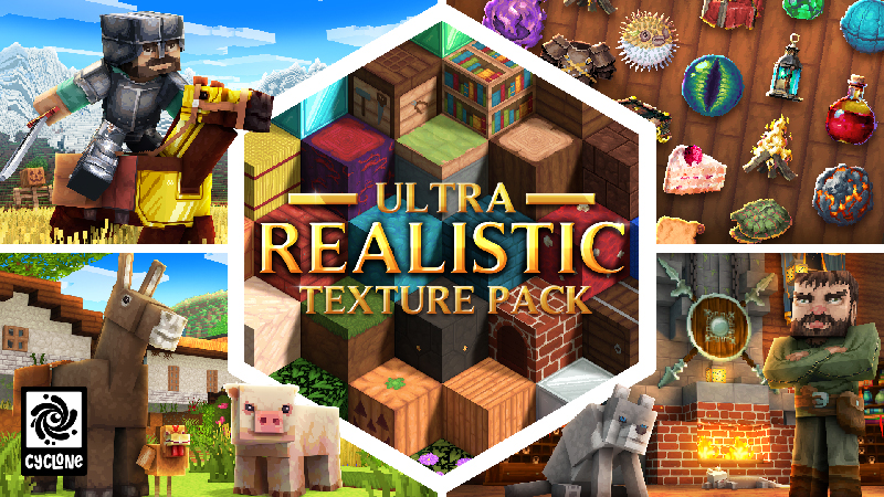 ULTRA REALISM! TEXTURA REALISTA 4K PARA O MINECRAFT PE 1.18/1.19 ESTÁ  INCRÍVEL! (GRAFICOS DE PC)