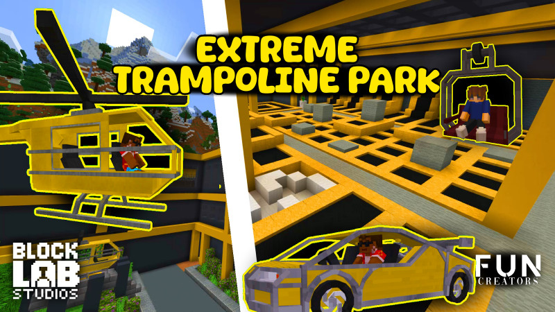 Extreme Trampoline Park on the Minecraft Marketplace by BLOCKLAB Studios