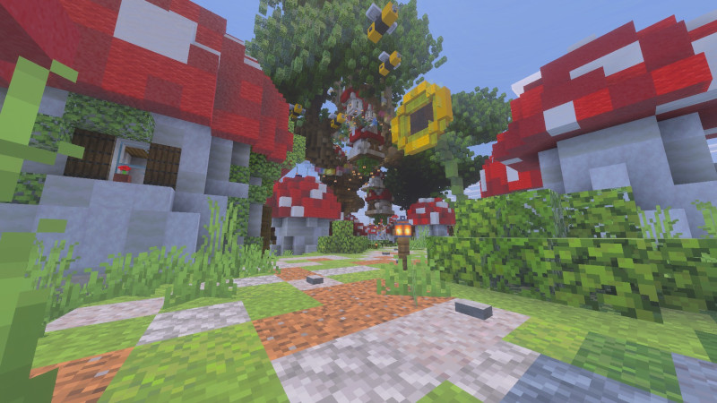 Mushroom Village by Block Perfect Studios